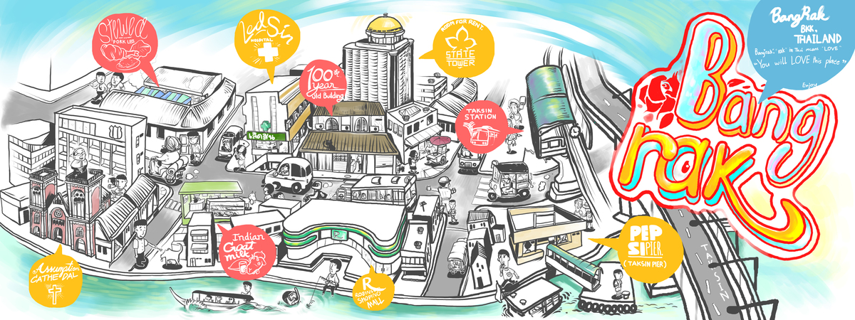Bangrak, BKK, Thailand by Salaithorn Srisuchart