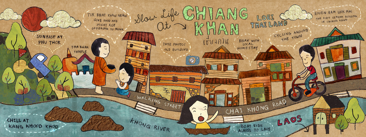 Slow Life in Chiang Khan, Thailand by Premwadi Khang-ae