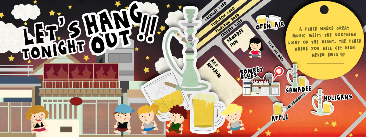 Let's Hang Out Tonight in Bangkok! by Ploy Buangsuwon