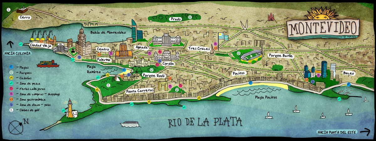 Montevideo, Uruguay by Marcelo Mattos