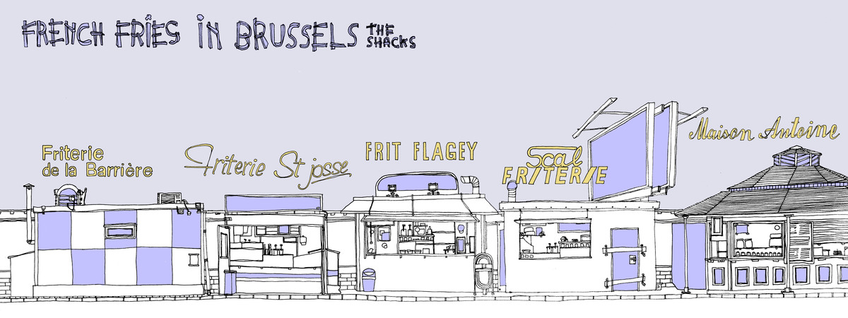 French Fries in Brussels, Belgium by Philippe Debongnie
