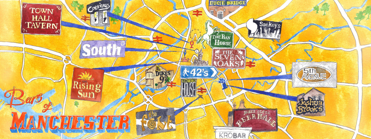 Bars of Manchester, UK by Jenny Robins
