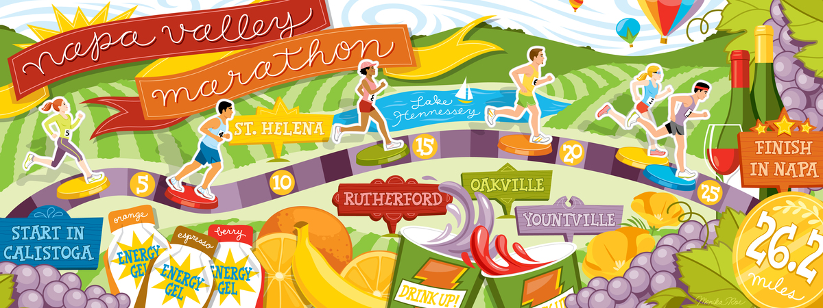 Napa Valley Marathon by Monika Roe