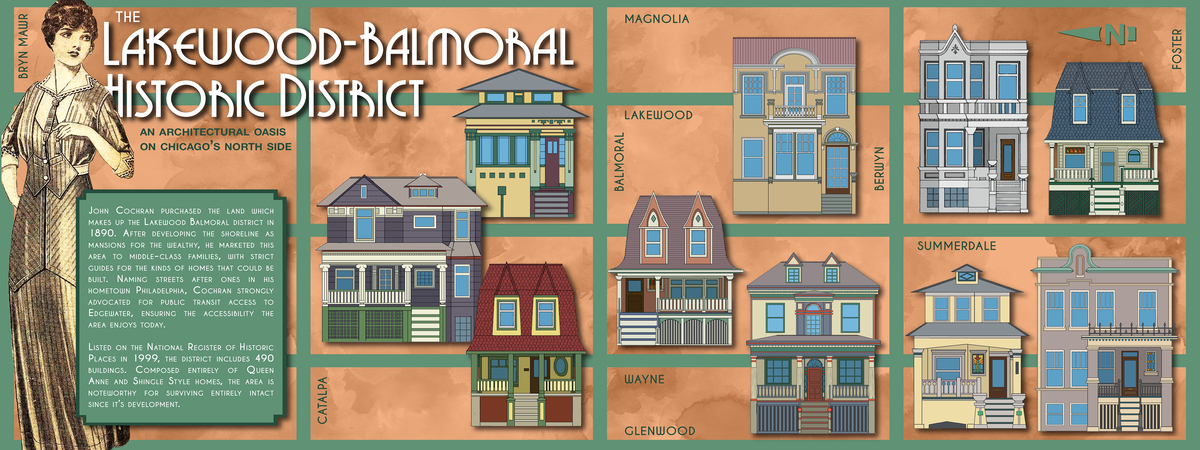 Chicago's Historic Lakewood-Balmoral District by Vitaliy Vladimirov