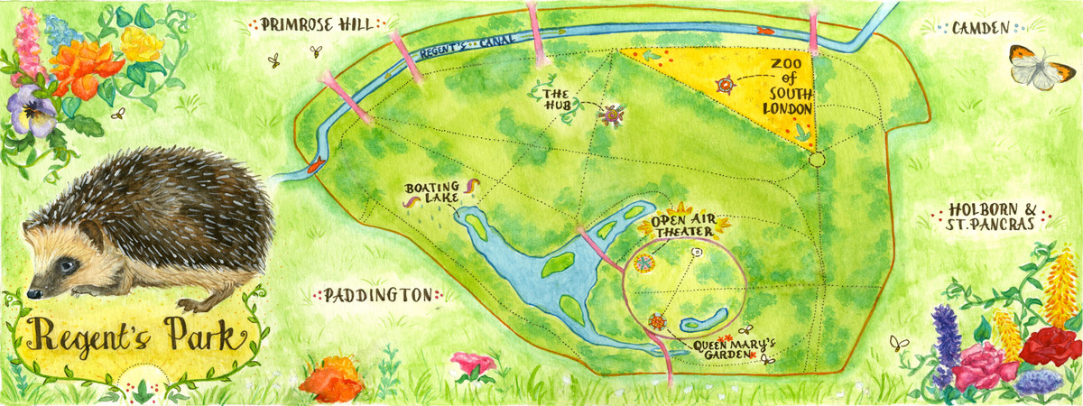 Regent's Park in London, UK by Lauren Percz