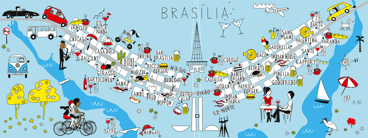 Eating and Drinking in Brasilia, Brazil by Anna Mendes
