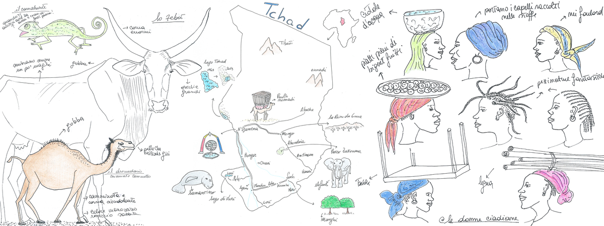Chad, au Coeur de l'Afrique by Valeria De Paoli Maps tchad.jpg