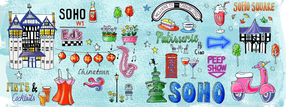 Soho, London, UK by Kate Rochester