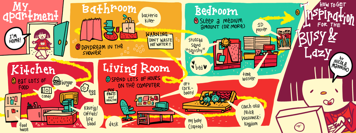 Curiously & Creatively Busy & Lazy by Nicole Mannino