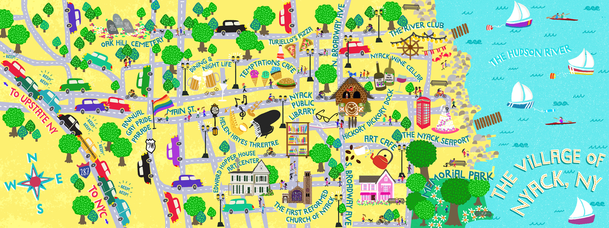 Nyack, New York by Joy Laforme