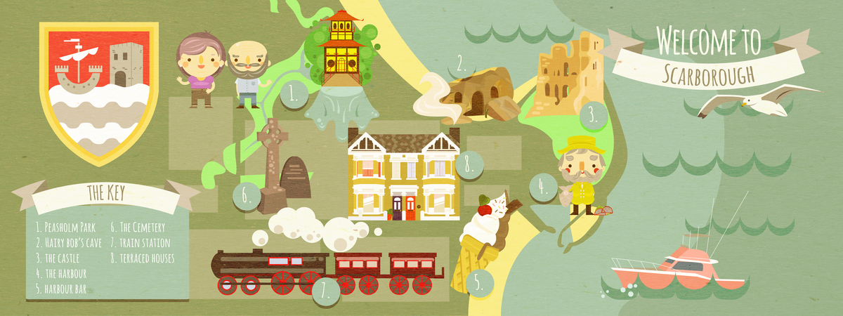 Creative & Curious World of Scarborough, UK by Abigail Buttercrumble