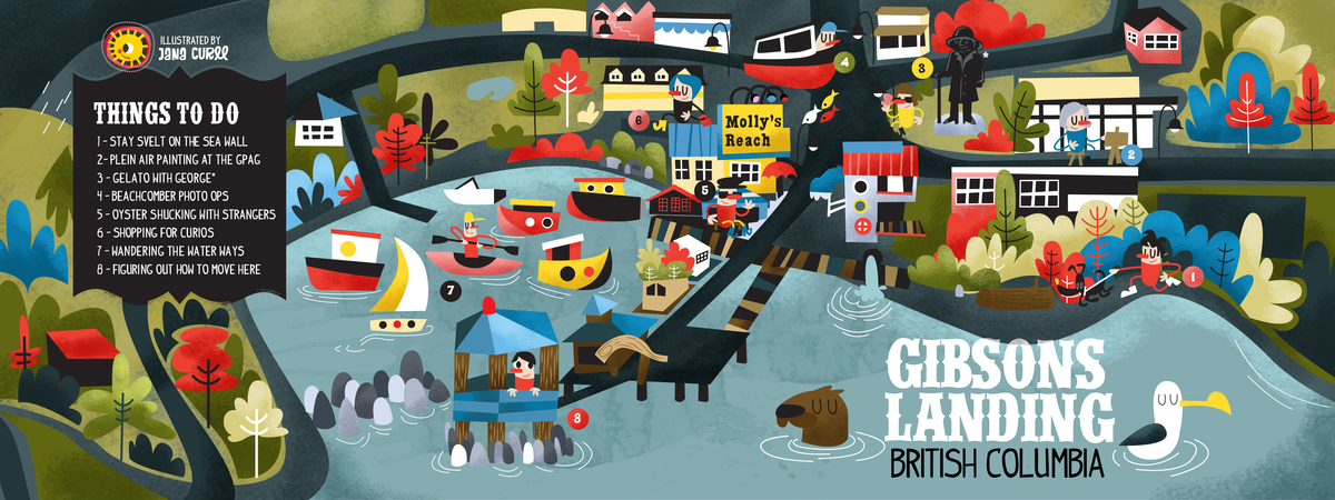 Gibsons, British Columbia by Jana Curll