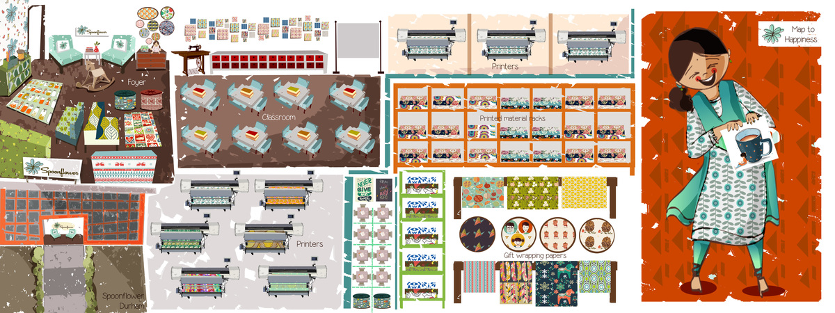 Spoonflower in Durham, North Carolina by 3