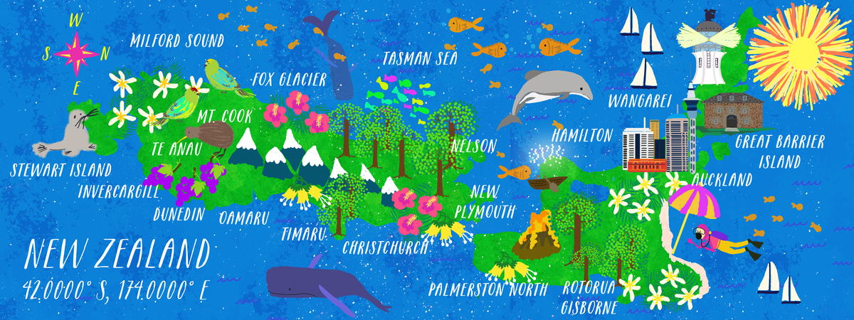 New Zealand by Joy Laforme