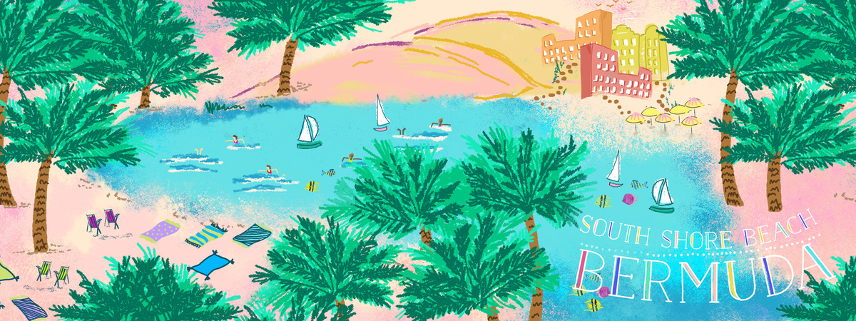 South Shore Beach, Bermuda by Joy Laforme