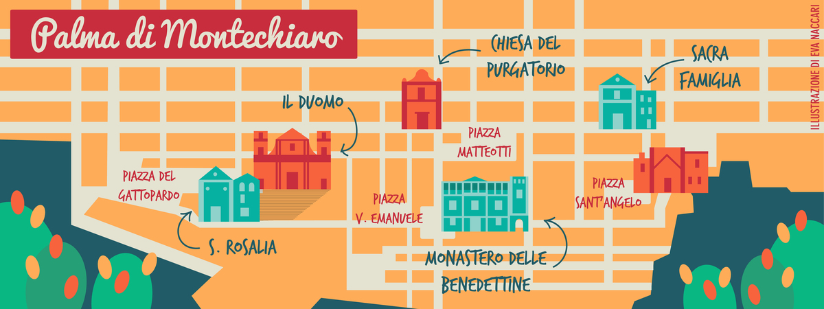 Palma di Montechiaro, Sicily, Italy by Eva Naccari Palma map.jpg