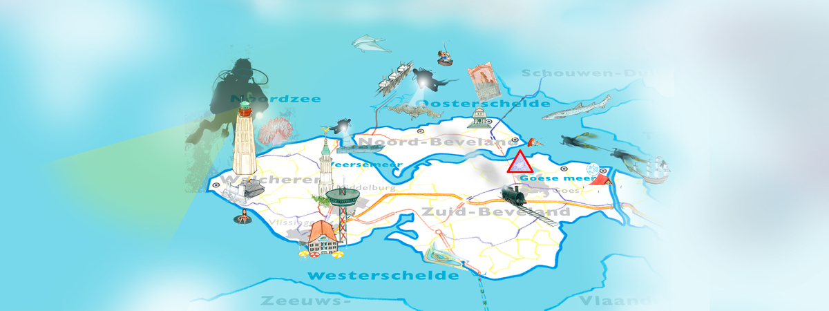 Diving Noord-Beveland, Zuid-Bevenland and Walcheren by Monique van den Hout
