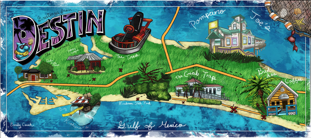 Destin, Florida by Emily Couch Desinmap.jpg