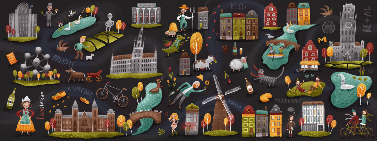 Belgium and The Netherlands by Oi Oilikki