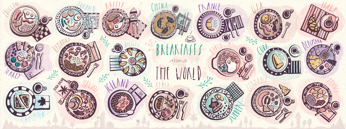 Breakfasts Around the World by Oi Oilikki