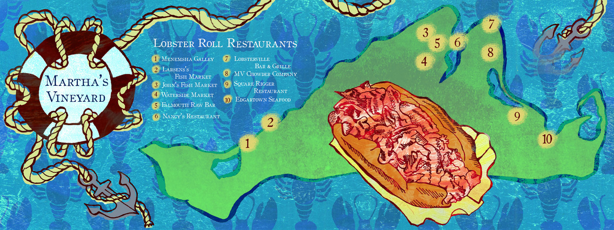 Martha's Vineyard: Lobster Roll Restaurants by Precious Blake