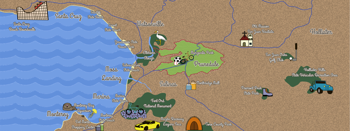 The Amazing Prunedale, California by Samantha Dilbeck