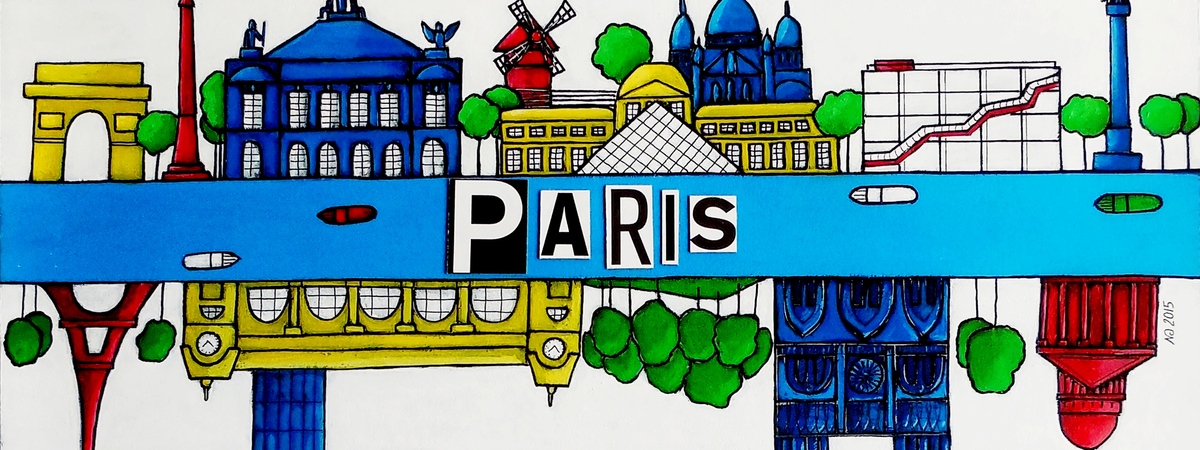 Paris, d'une rive à l'autre by NATHALIE GUESDON Paris 1.jpg