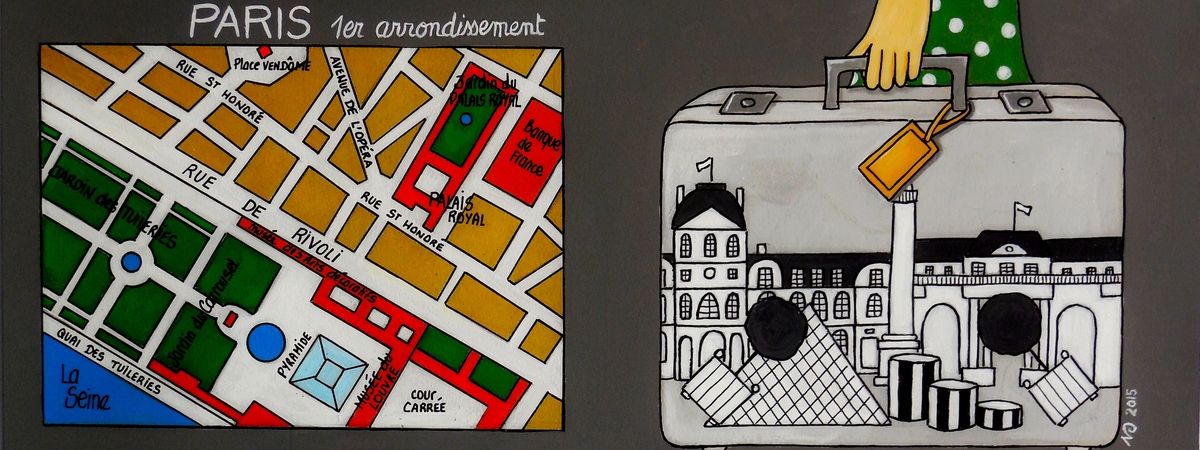 1er Arrondissement of Paris, France by NATHALIE GUESDON