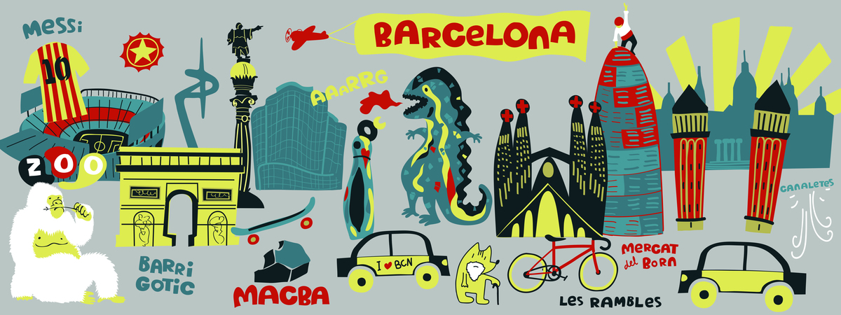 Ciutat de Barcelona by Alberto Bravo Pacheco Alberto bravo ciudad de barcelona they draw and travel.jpg