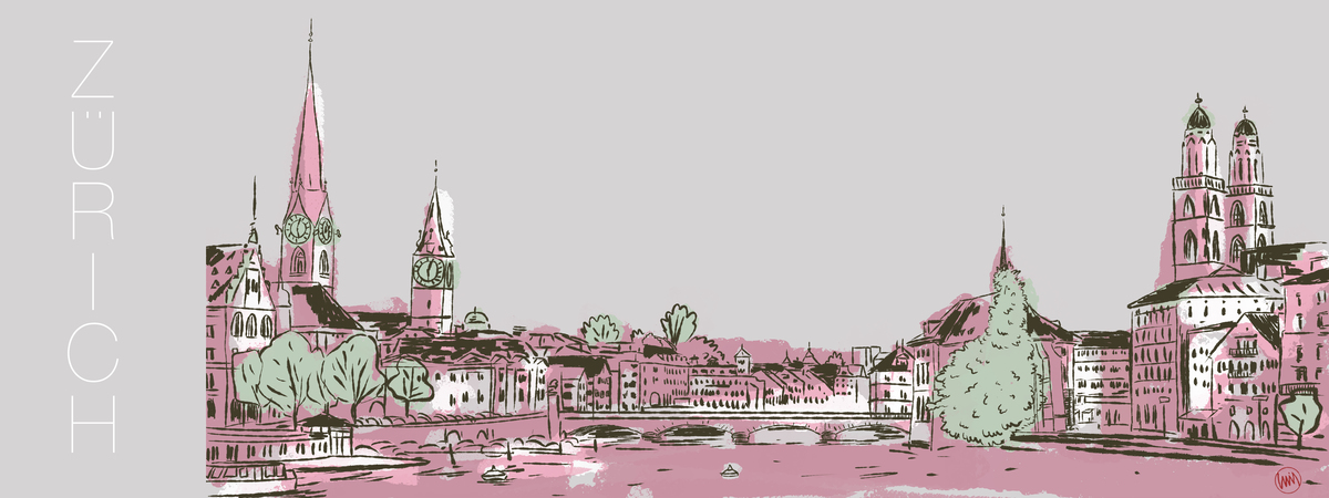 Zurich Skyline by Luis Mendo