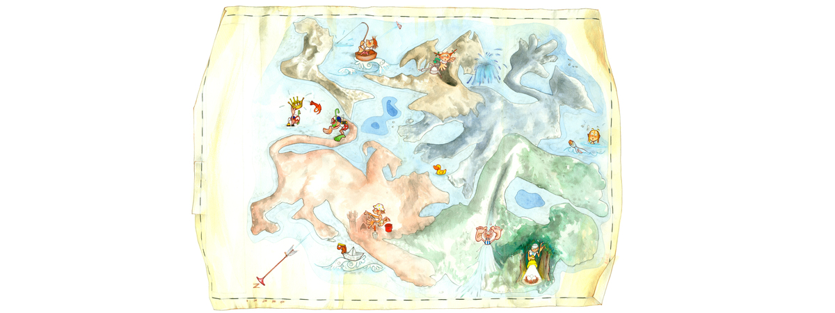 Map of Monsterland by Monique van den Hout