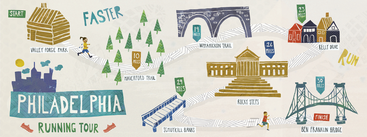 Philadelphia Running Tour by Cyrena McIlvee