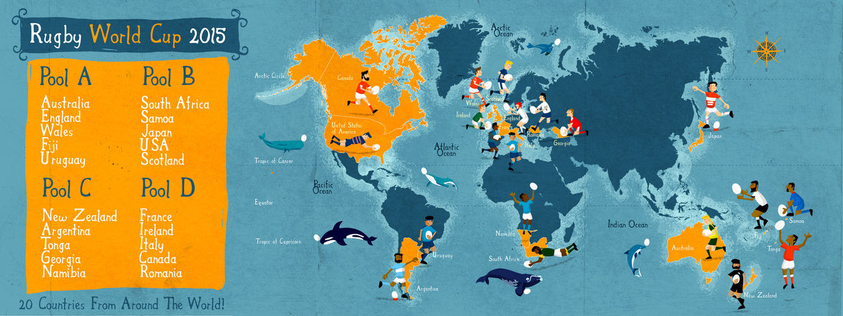 Rugby World Cup 2015 by Jennifer Farley
