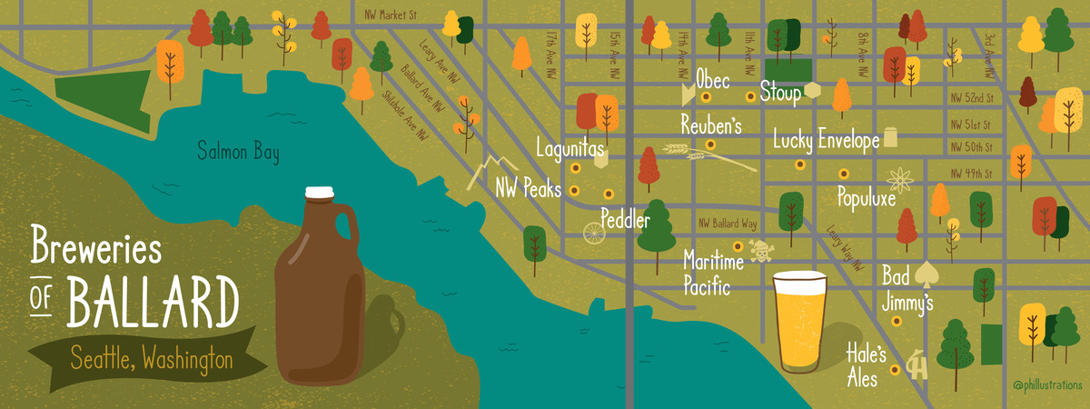 Brewpubs of Ballard, Washington by Phil Scroggs