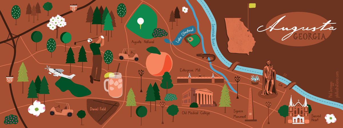 The Garden City: Augusta, Georgia by Phil Scroggs