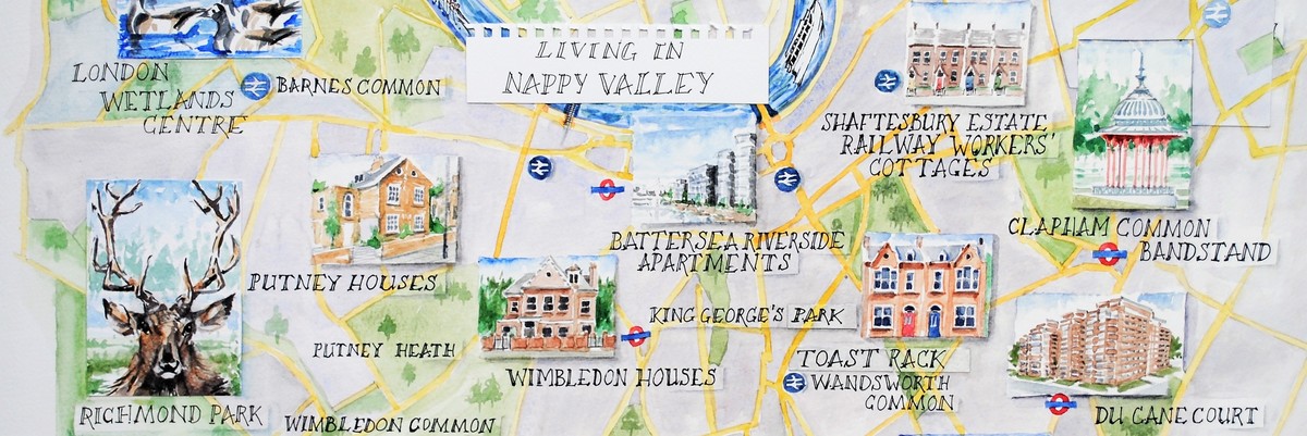 Living in Nappy Valley, South London, UK by Nigel Turner