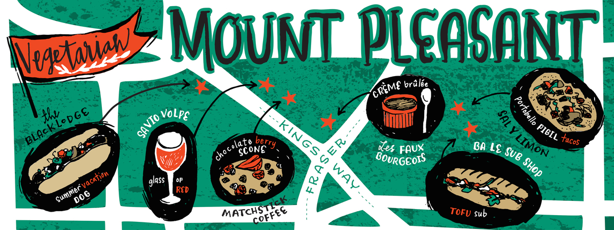 Vegetarian Mount Pleasant in Vancouver, BC by Erin Gibbs