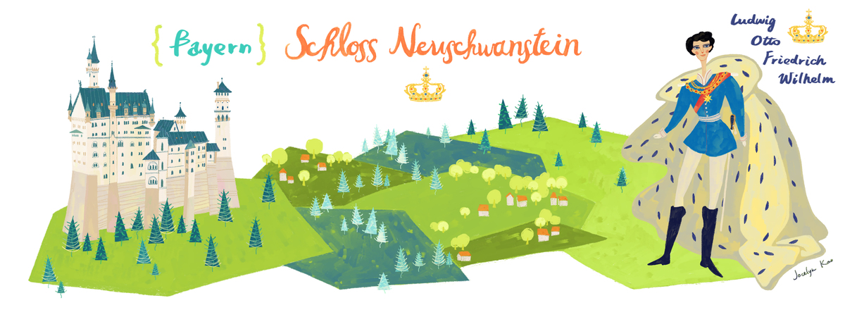 New Swanstone: Fairy Tale Castle in Schwangau, Germany by Jocelyn Kao