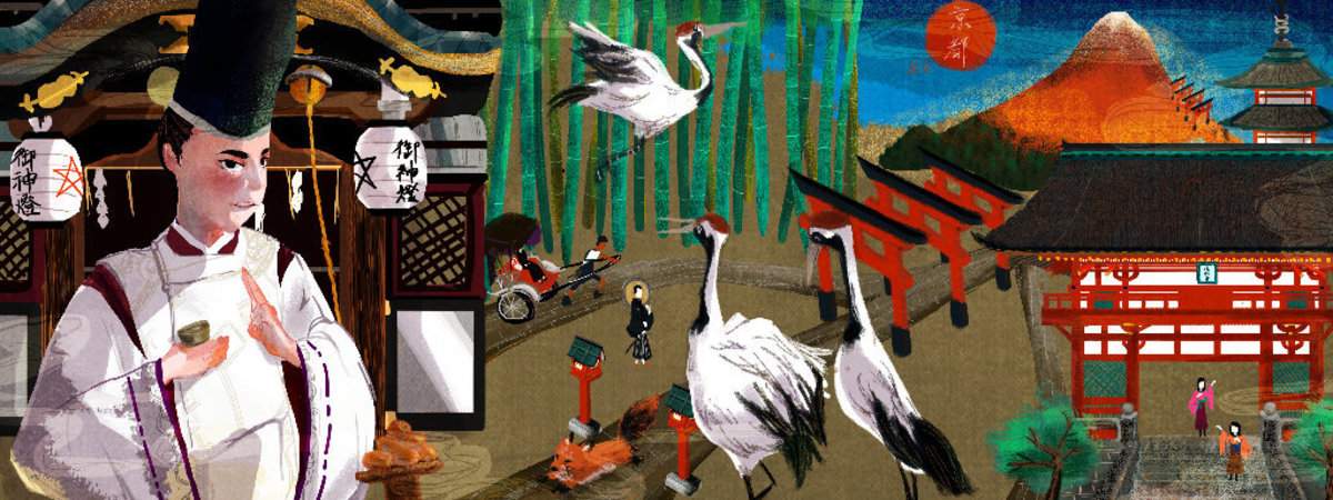 Literary Map of Kyoto, Japan by asta