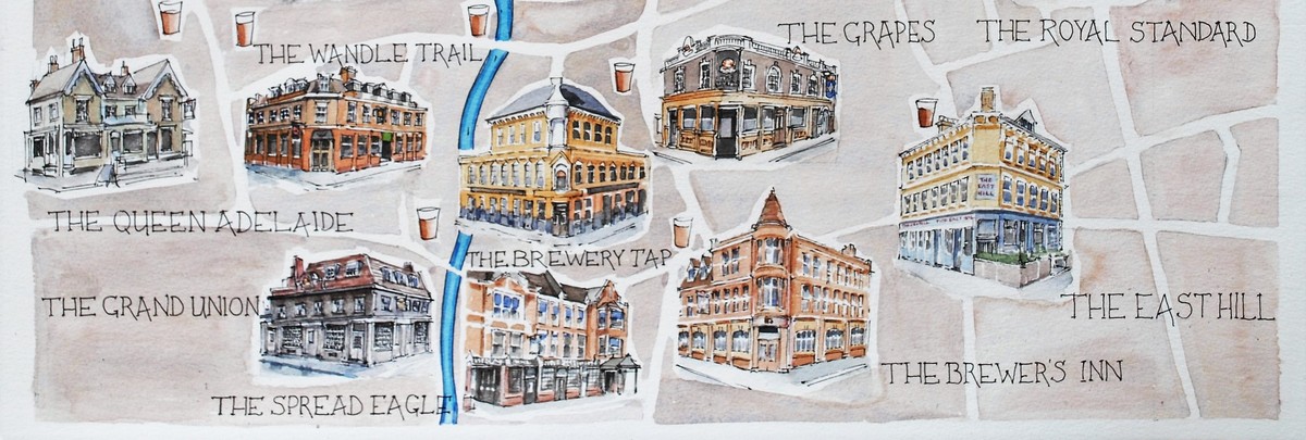 The Pubs and Inns of Wandsworth, London U.K. (Part 2) by Nigel Turner