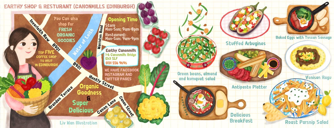 Earthy Edinburgh, UK Restaurant Guide by Liv Wan