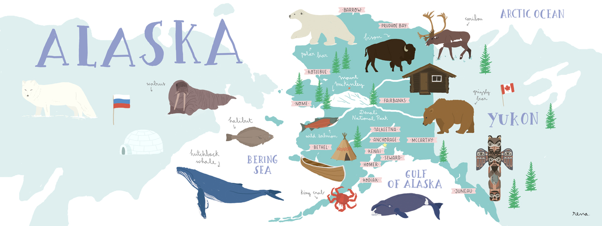 Wild Alaska by Rena Ortega