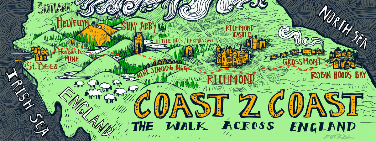 Coast 2 Coast: The Walk across England by Lydia Futral