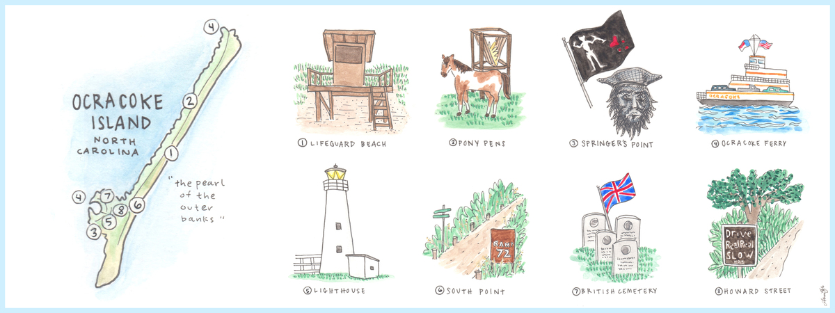 The Pearl of the Outer Banks by Annie Grotophorst Tdat ocracoke