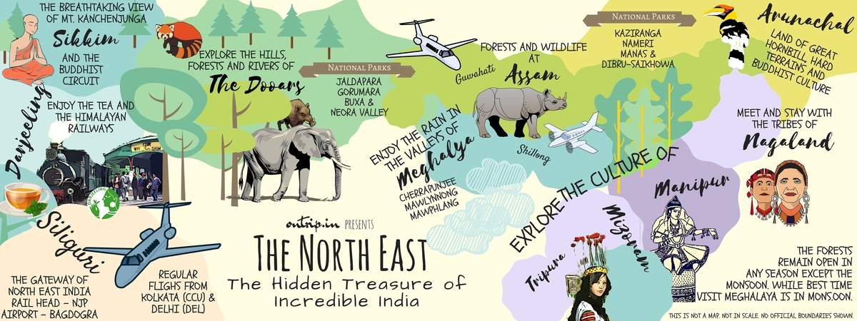 The North East of India by Ghose & Co