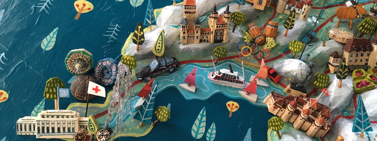 Lake Geneva, Switzerland by Sara Drake Geneva version 1