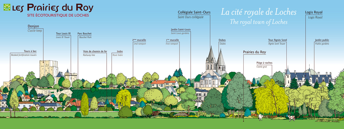 The Royal Town of Loches, France by Catherine Pivet