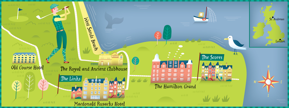 Old Course at St Andrews, Scotland by Nate Padavick Scotland st andrews 01