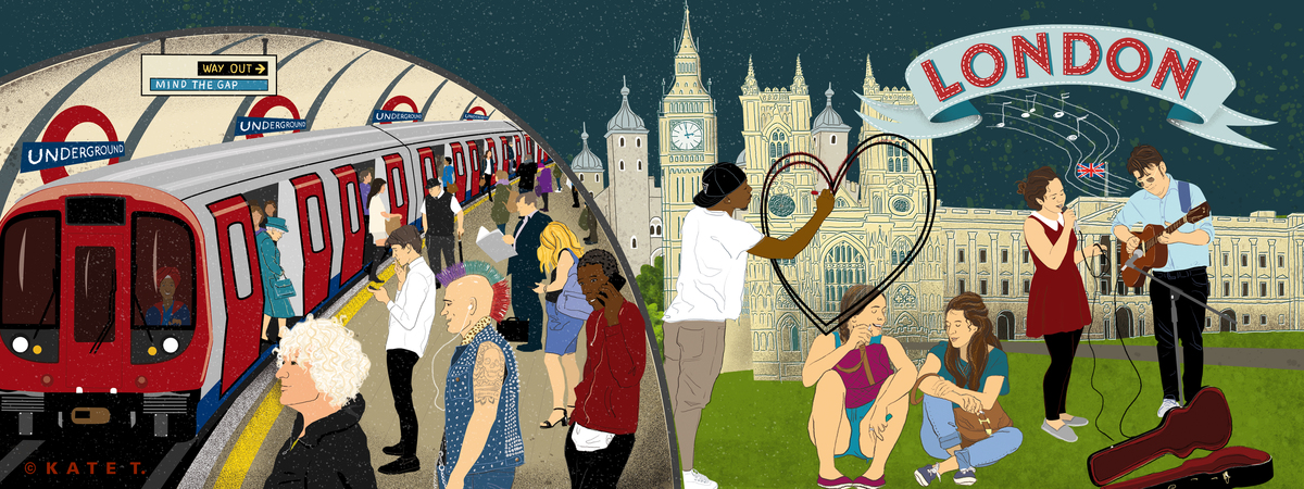 Swinging London, UK by KATE T. - Catharina Teofilovic