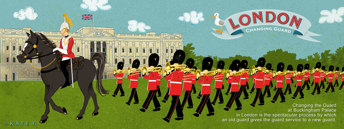 Changing Guard in London, UK by KATE T. - Catharina Teofilovic
